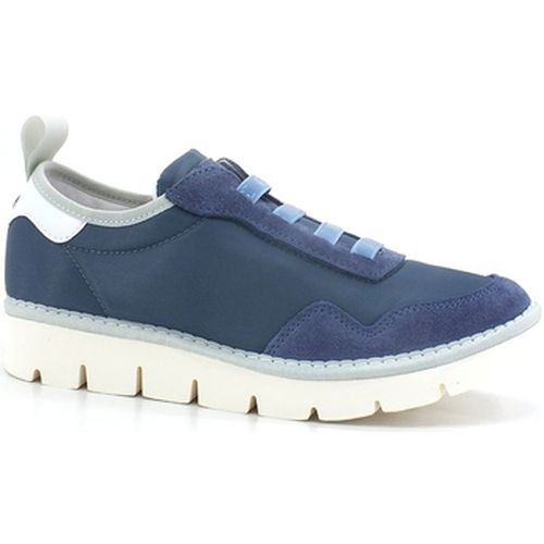 Bottines Sneaker Slip On Suede Blu Denim P05W1601000018 - Panchic - Modalova