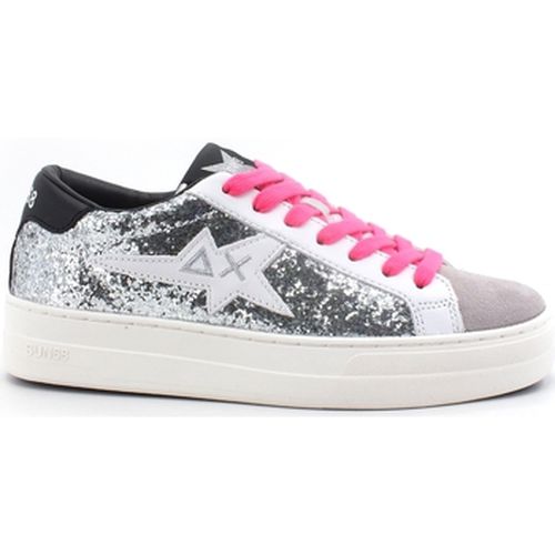 Bottes Betty Sneaker Running Glitter Argento Z41238 - Sun68 - Modalova