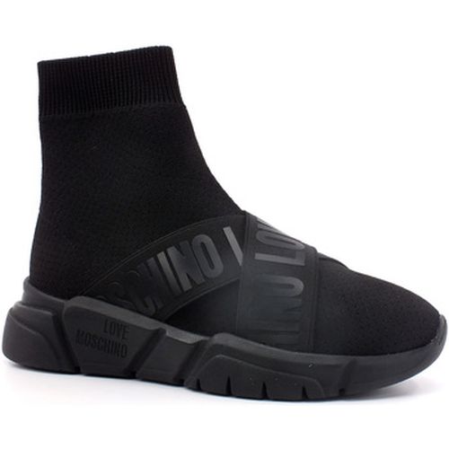 Chaussures Elastic Sock Sneaker Donna Nero JA15236G1HIZ500B - Love Moschino - Modalova