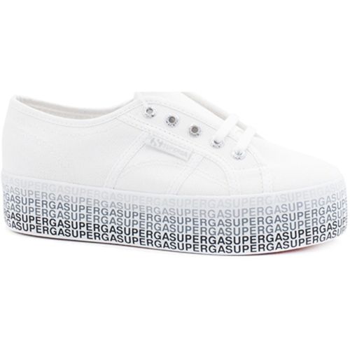 Bottines 2790 Cote Minilettering Sneaker White Black S111TPW - Superga - Modalova