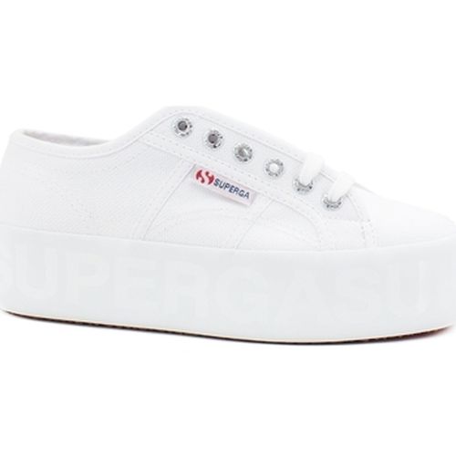 Bottines 2790 Shiny Printed Platform Sneaker Donna White S71161W - Superga - Modalova