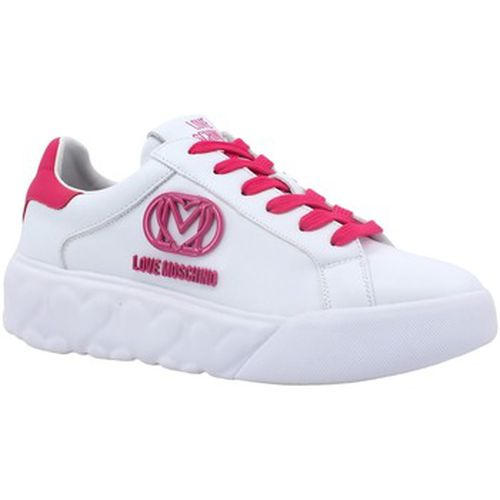 Bottines Sneaker Cuori Donna Bianco Fuxia JA15914G0HIAJ10F - Love Moschino - Modalova