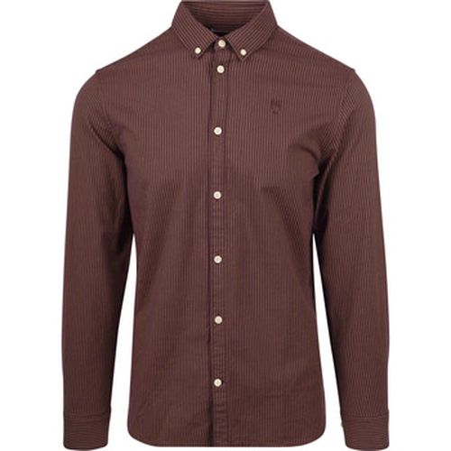 Chemise ConnaissancesCotton Apparel Shirt Stripes Brown - Knowledge Cotton Apparel - Modalova