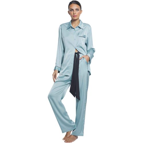 Pyjamas / Chemises de nuit Pyjama pantalon chemise manches longues Satin - Selmark - Modalova