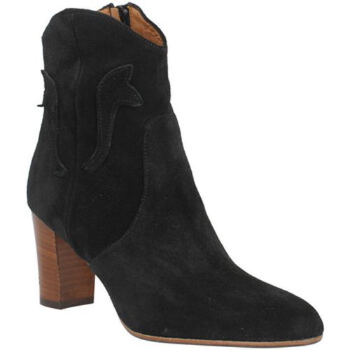 Bottines 9851 Velours Nero - Les Venues - Modalova