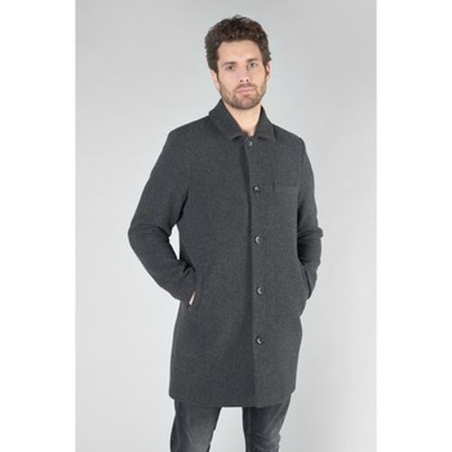 Manteau Manteau mi-long dores à chevrons gris - Le Temps des Cerises - Modalova