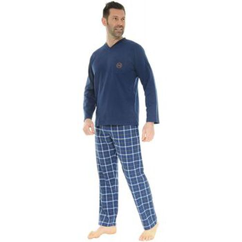 Pyjamas / Chemises de nuit PYJAMA LONG COL V DORIAN - Christian Cane - Modalova