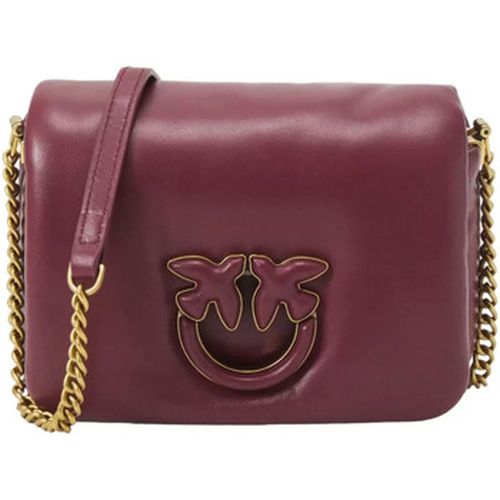 Sac Pink love click puff baby burgundy or - Pinko - Modalova