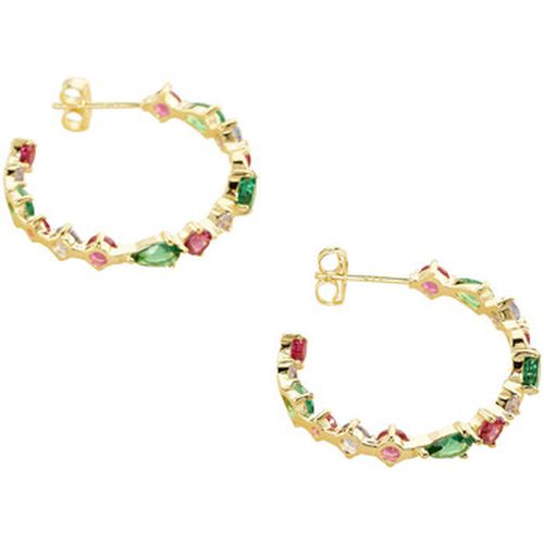 Boucles oreilles Créoles ouvertes Astre multicolores - Agatha Ruiz de la Prada - Modalova