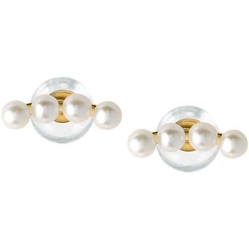 Boucles oreilles Boucles d'oreilles en or 375/1000 et perle - Cleor - Modalova