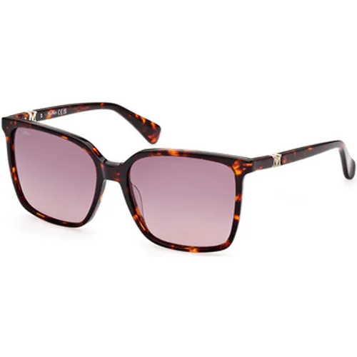 Lunettes de soleil MM0046 EMME11 Lunettes de soleil, Havana/Bordeaux, 57 mm - Max Mara - Modalova