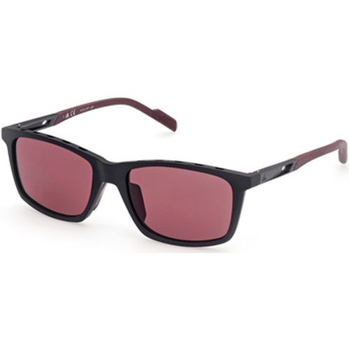 Lunettes de soleil SP0052 Lunettes de soleil, Noir mat/Bordeaux, 5 - adidas - Modalova