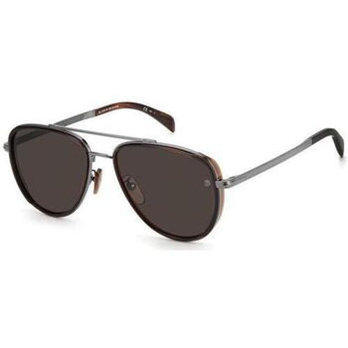 Lunettes de soleil DB 7068/G/S Lunettes de soleil, Maron/Gris, 58 mm - David Beckham - Modalova