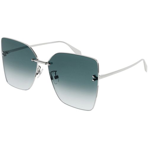 Lunettes de soleil AM0342S Lunettes de soleil, Argent/Vert, 6 - McQ Alexander McQueen - Modalova