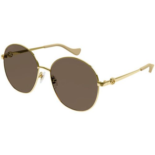 Lunettes de soleil GG1090SA Lunettes de soleil, Or/Marron, 59 mm - Gucci - Modalova