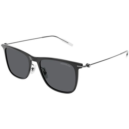 Lunettes de soleil MB0206S Lunettes de soleil, /Gris, 53 mm - Montblanc - Modalova