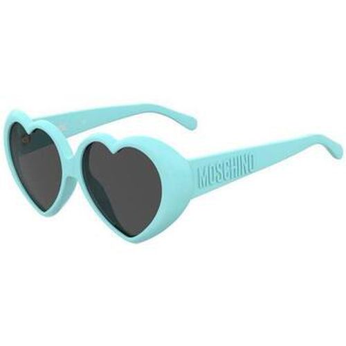 Lunettes de soleil MOS128/S Lunettes de soleil, Bleu clair/Gris, 57 mm - Moschino - Modalova