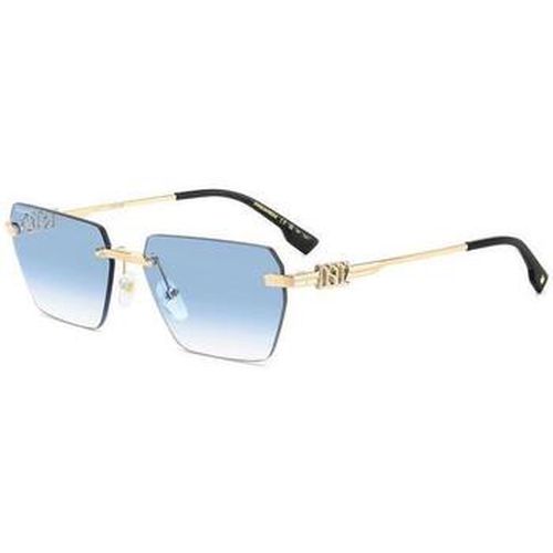 Lunettes de soleil D2 0102/S Lunettes de soleil, Or/Bleu clair, 58 mm - Dsquared - Modalova