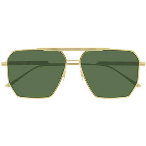 Lunettes de soleil BV1012S Lunettes de soleil, Or/Vert, 60 mm - Bottega Veneta - Modalova