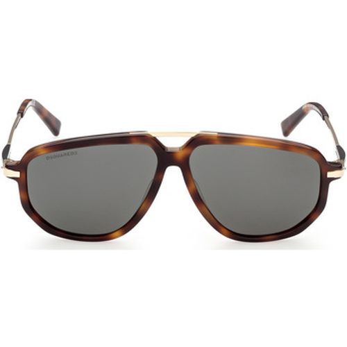 Lunettes de soleil DQ0364 JACKIE Occhiali da sole, Havana/Vert, 59 mm - Dsquared - Modalova