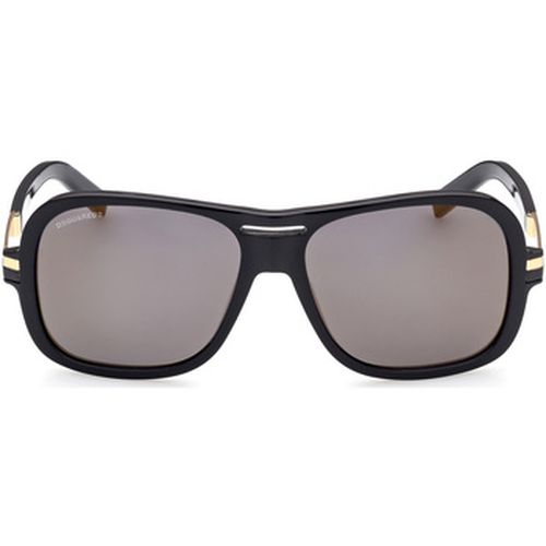 Lunettes de soleil DQ0377 Zack Occhiali da sole, /Fumée, 60 mm - Dsquared - Modalova