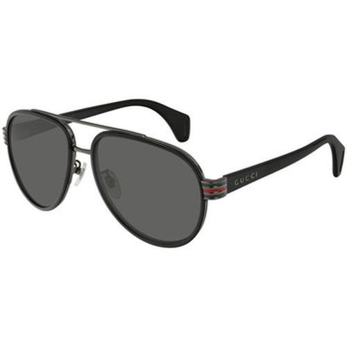 Lunettes de soleil GG0447S Lunettes de soleil, /Gris, 58 mm - Gucci - Modalova