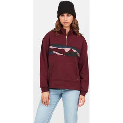 Polaire Sudadera Chica Stone Stacked Burgundy - Volcom - Modalova