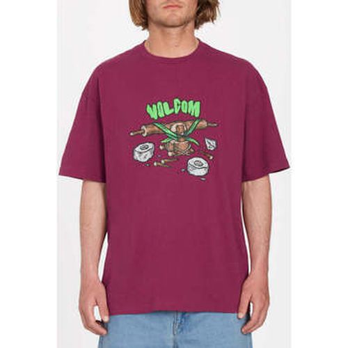 T-shirt Camiseta Todd Bratrud SS Plum - Volcom - Modalova