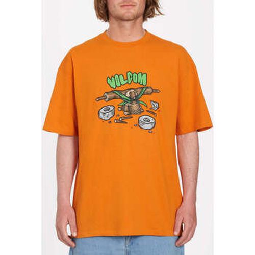 T-shirt Camiseta Todd Bratrud SS Saffron - Volcom - Modalova