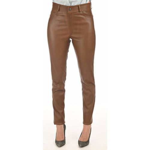 Pantalon Pantalon Jean cuir stretch cognac-044895 - La Canadienne - Modalova
