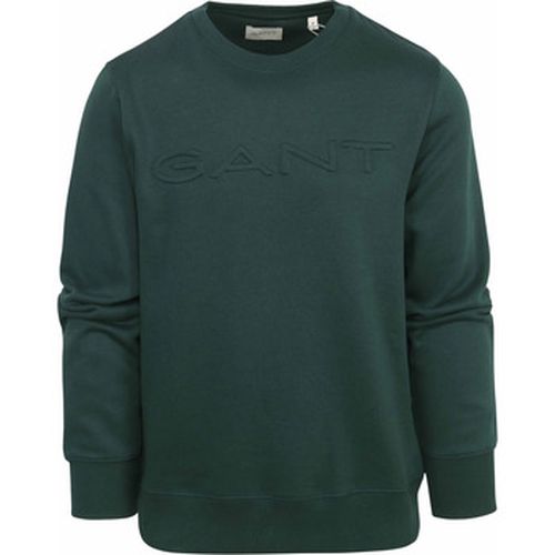 Sweat-shirt Pullover Embossed Logo Foncé - Gant - Modalova