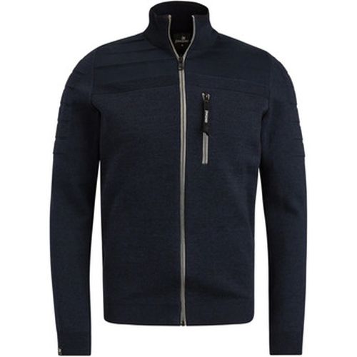 Sweat-shirt Cardigan Zipper Mouliné Marine - Vanguard - Modalova