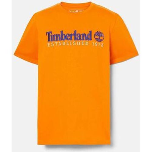 T-shirt TB0A6SE1 SS EST. 1973 CREW TEE-ED1 DARK CHEDDAR - Timberland - Modalova