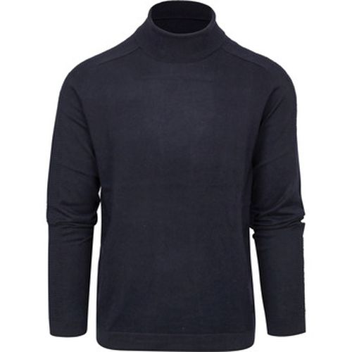Sweat-shirt Pull Col Roulé Marine - Blue Industry - Modalova