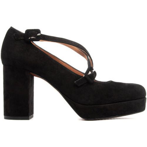 Chaussures escarpins 22395 PIATA SUEDE BLACK - Audley - Modalova