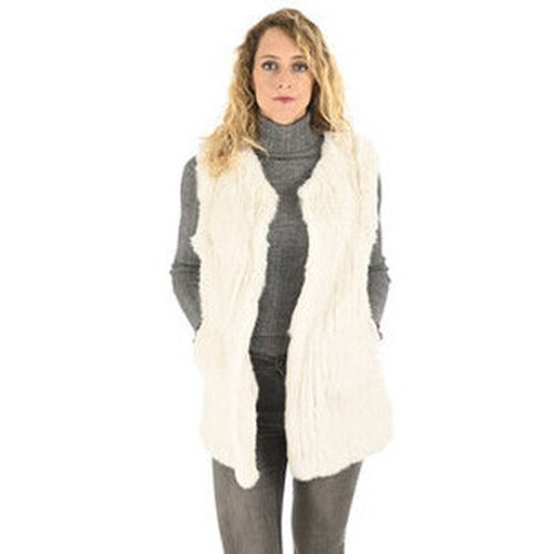 Gilet Gilet mi-long lapin craie-044878 - La Canadienne - Modalova