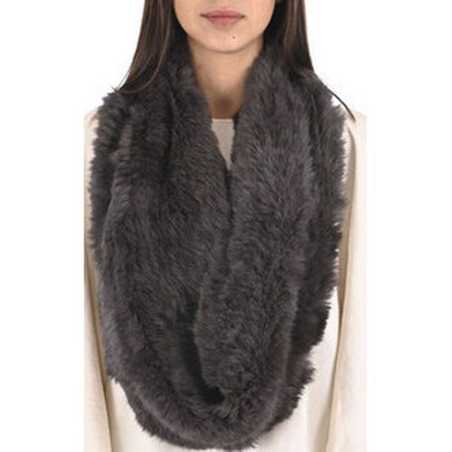 Echarpe Snood fourrure lapin kaki -042869 - La Canadienne - Modalova