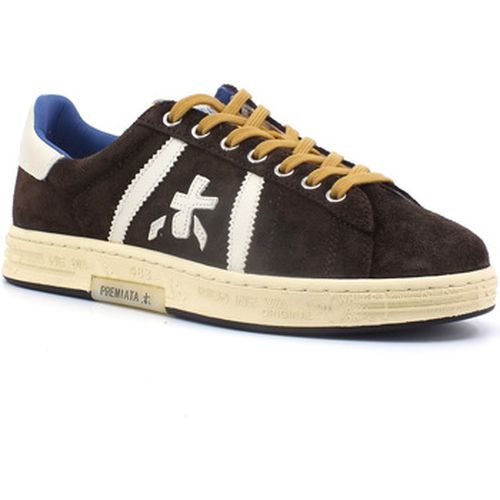 Chaussures Sneaker Uomo Dark Brown White RUSSEL-6428 - Premiata - Modalova