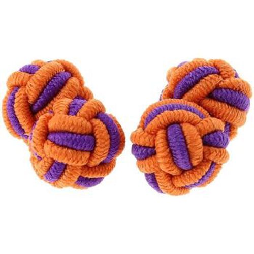 Boutons de manchettes Passementerie RONDO Orange et - Clj Charles Le Jeune - Modalova