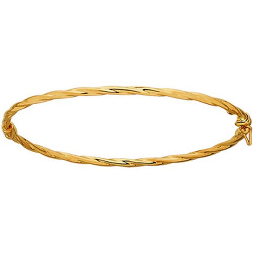 Bracelets Jonc maille ronde torsadée 3.5 mm or 9K - Brillaxis - Modalova