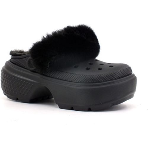 Bottines Stomp Lined Clog Ciabatta Pelo Donna Nero 208546-001 - Crocs - Modalova