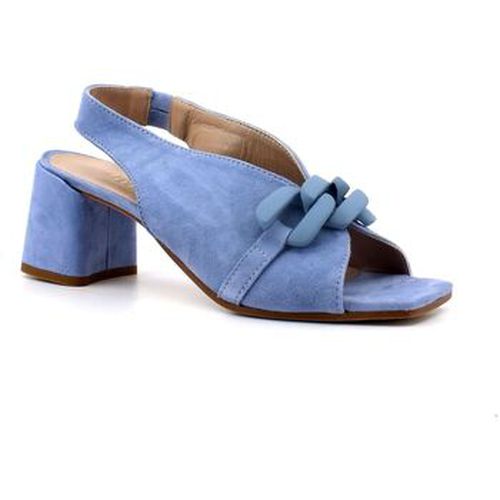 Chaussures Sandalo Tacco Donna Azzurro Jeans PLATANO - E' Mia - Modalova