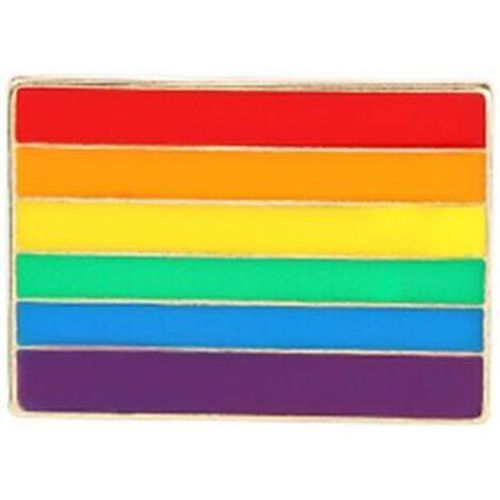 Broches Pin's Gay pride, drapeau rectangulaire arc en ciel - Clj Charles Le Jeune - Modalova