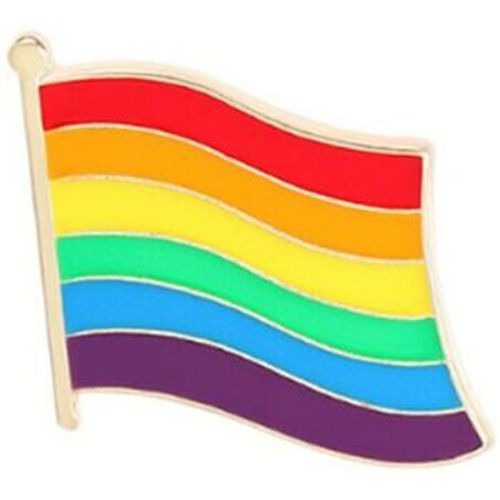 Broches Pin's Gay pride, Drapeau flottant arc en ciel - Clj Charles Le Jeune - Modalova