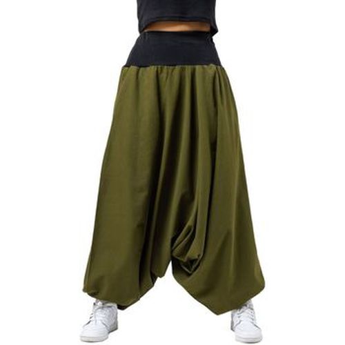 Pantalon Sarouel unisexe grande taille bicolore Wahzaah - Fantazia - Modalova