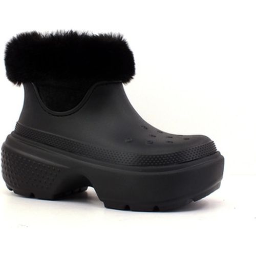 Bottes Stomp Lined Boot Stivaletto Pelo Donna Black 208718-001 - Crocs - Modalova