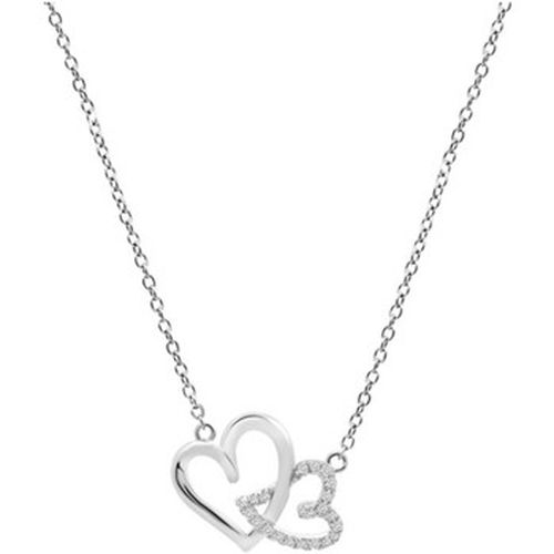 Collier Collier Silver double coeur argent - Lotus - Modalova