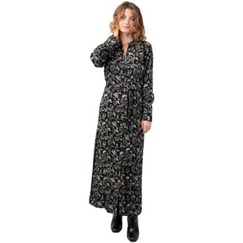 Robe Robe longue chemise hiver motif ethnique LINA - Coton Du Monde - Modalova