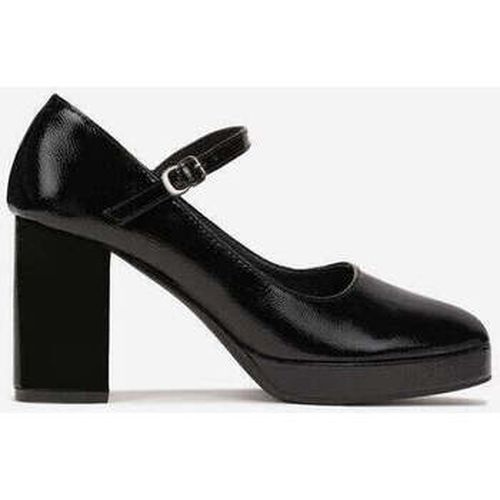 Chaussures escarpins Escarpins plateforme à bout et talons carré, Vernis - Vera Collection - Modalova