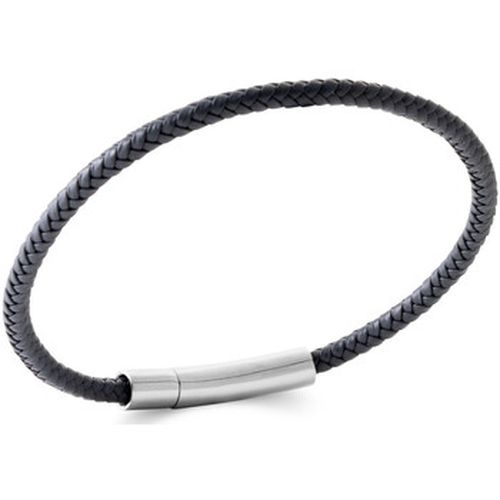 Bracelets Bracelet Brilllaxis cuir gris et acier - Brillaxis - Modalova